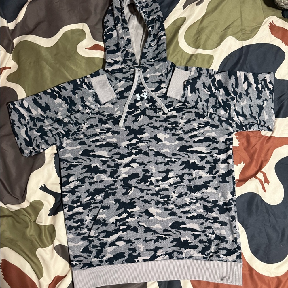 Under Armour Kids khaki and Black Camo Hoodie
